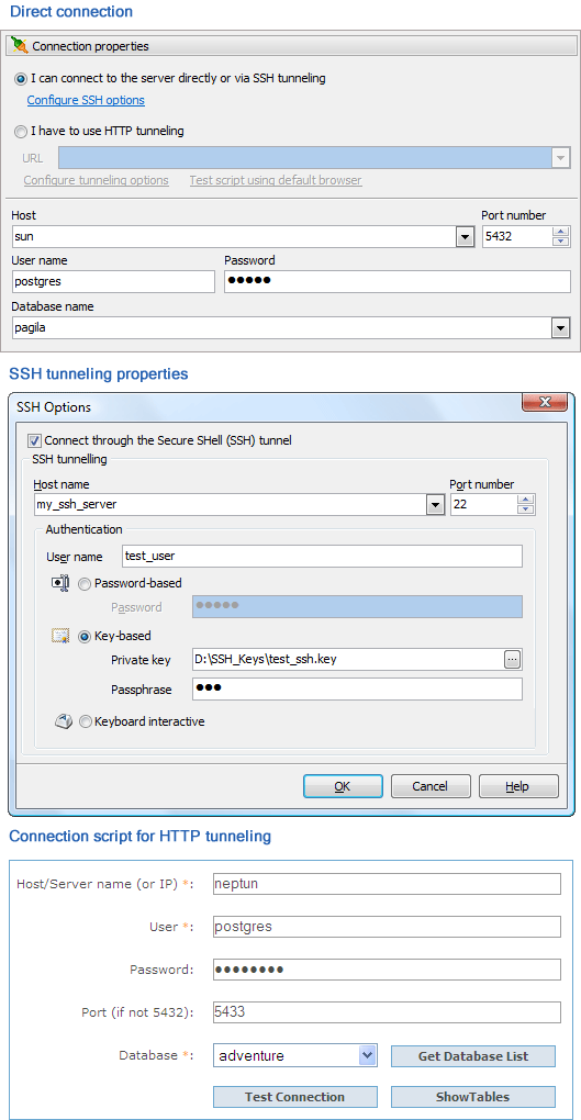 Connecting to database