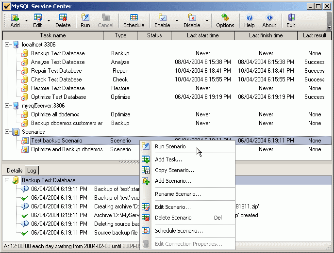 Task Panel