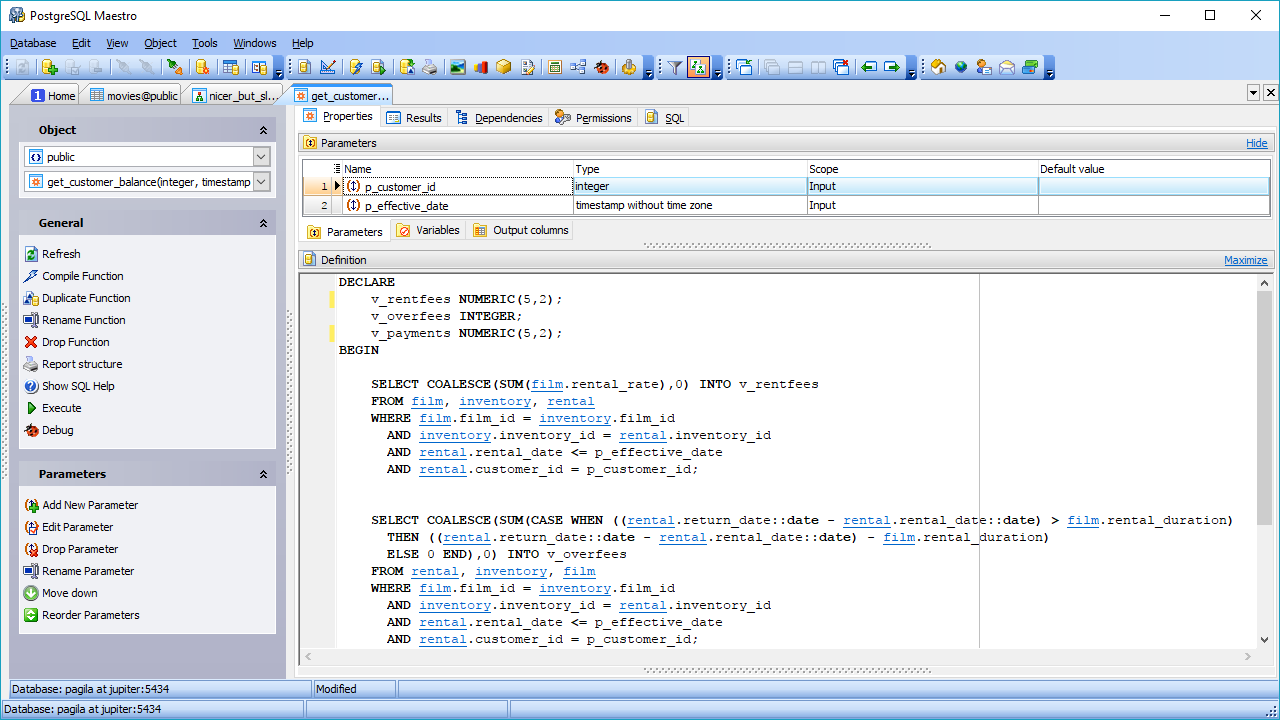 PostgreSQL GUI Admin Tool - Postgres Manager For Windows By SQL.